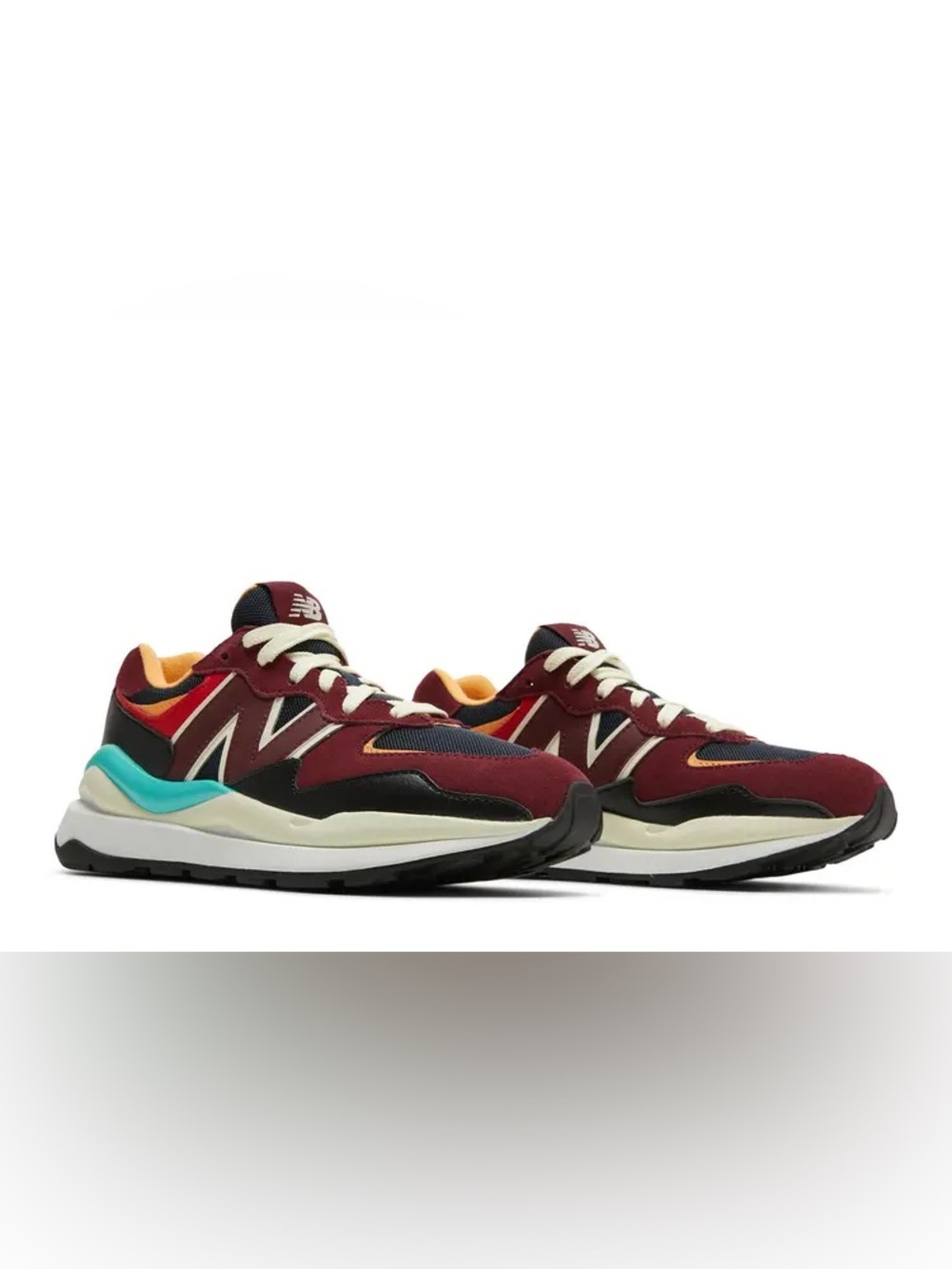 2021 New Balance 57/40 classic Burgundy, Black & Cream Retro Runner